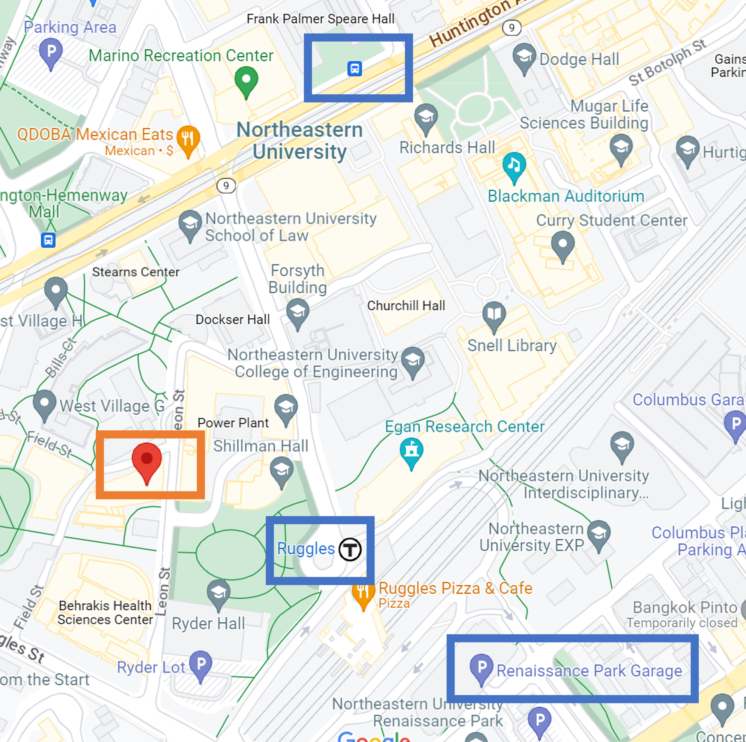 Map to Venue